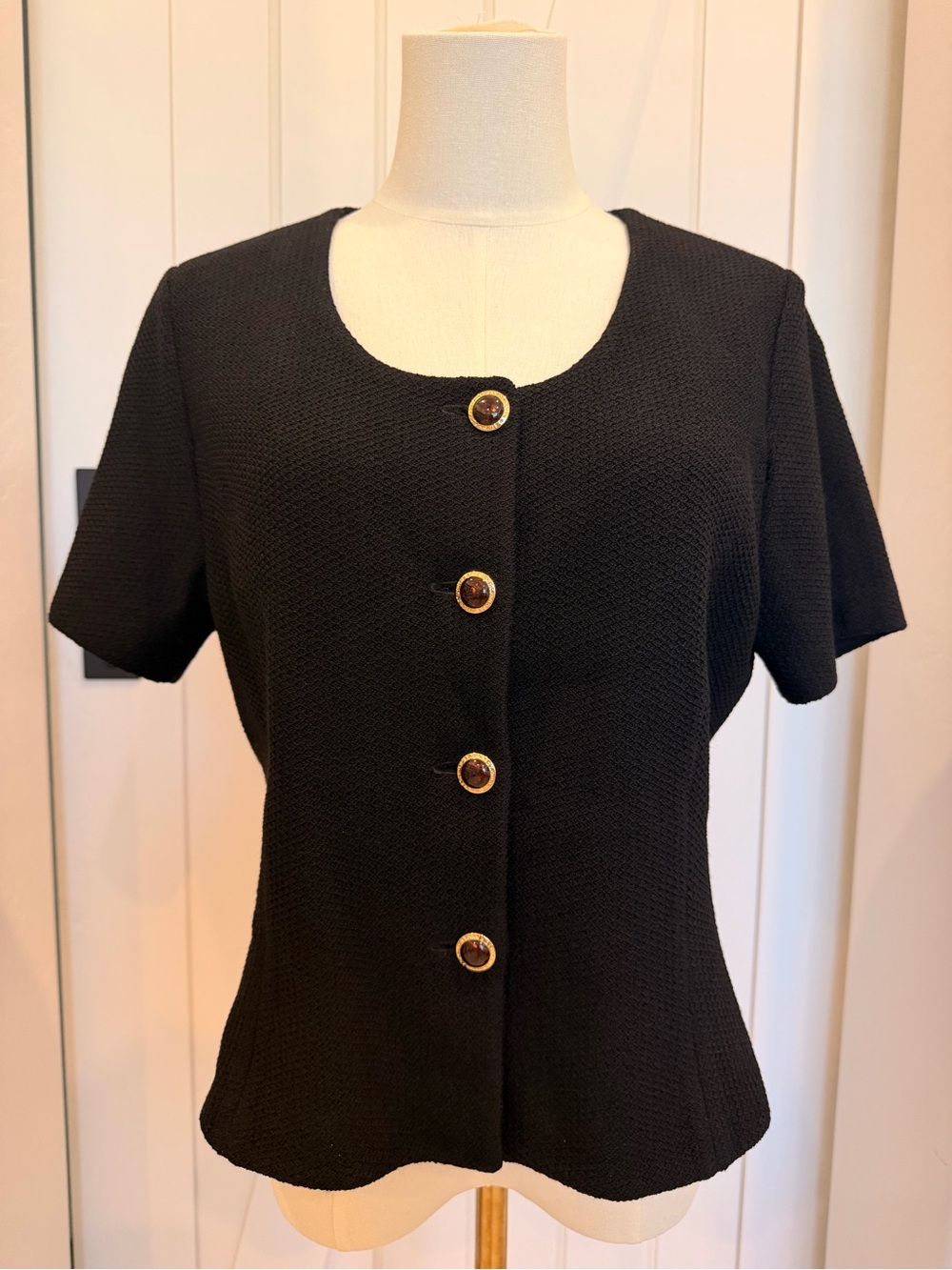 St John Marie Gray Collection Jacket Cardigan size 8